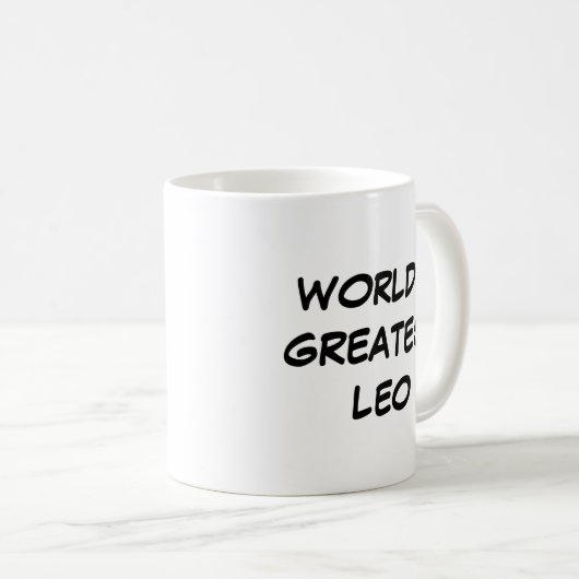 mok "World's Greatest Leo" (Voorkant rechts)