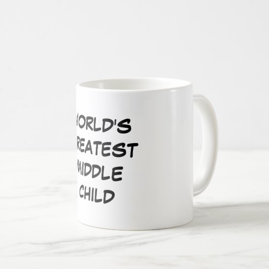 mok "World's Greatest Middle Child" (Voorkant rechts)