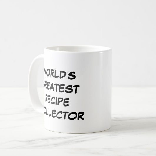 mok "World's Greatest Recipe Collector" (Voorkant links)