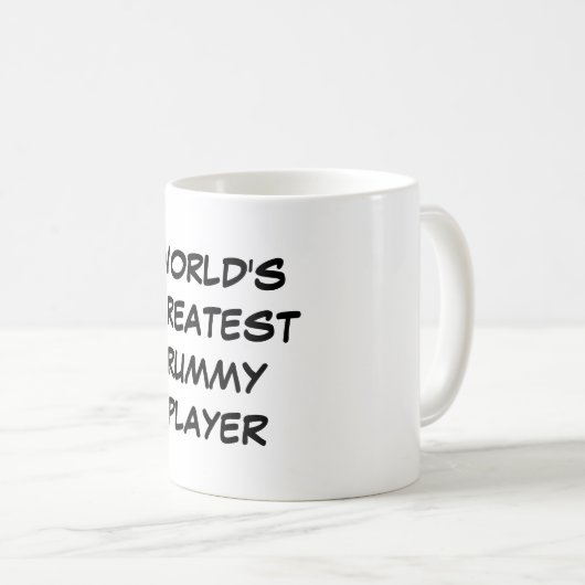 mok "World's Greatest Rummy Player" (Voorkant rechts)