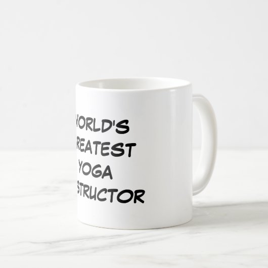 mok "World's Greatest Yoga Instructor" (Voorkant rechts)