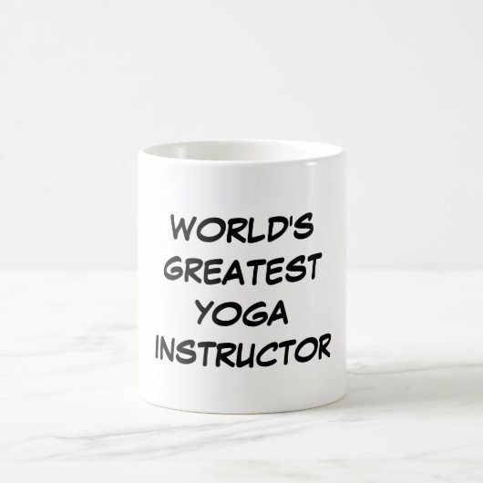 mok "World's Greatest Yoga Instructor" (Center)