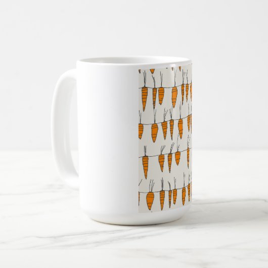 Mok, wortelen. koffiemok (Voorkant links)