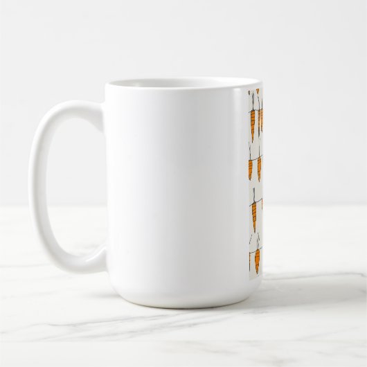 Mok, wortelen. koffiemok (Links)