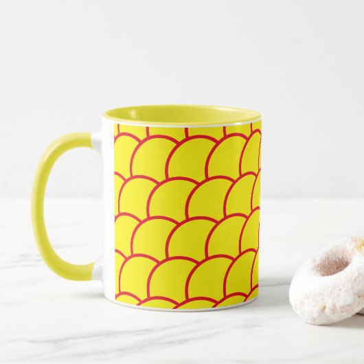 Mok - Yellow Fish Scale Pattern (Met donut)
