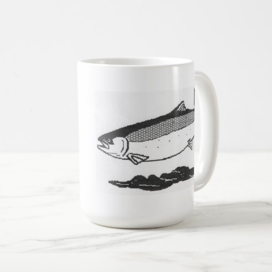 Mok zalmkoffie (Voorkant rechts)