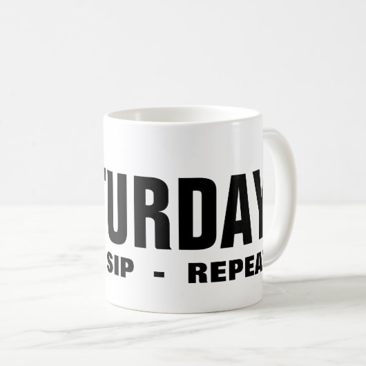 Mok zaterdag koffie (Voorkant rechts)