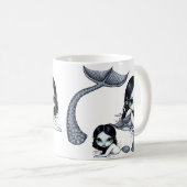 mok "Zeemeermin moeder en kind" (Voorkant rechts)