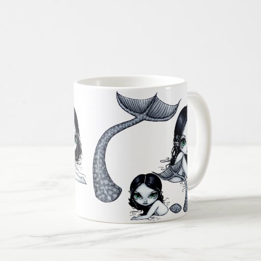 mok "Zeemeermin moeder en kind" (Voorkant rechts)