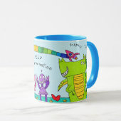 mok "Zelfbeschikking in het Huis van de Plezier" (Voorkant rechts)