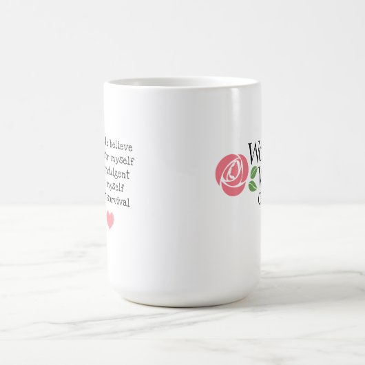 Mok Zelfzorgcitaat Audre Lorde/WWC Logo (Center)