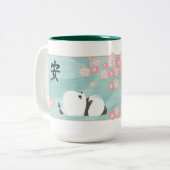 Mok Zen Panda (Plum Blossom) (Voorkant links)