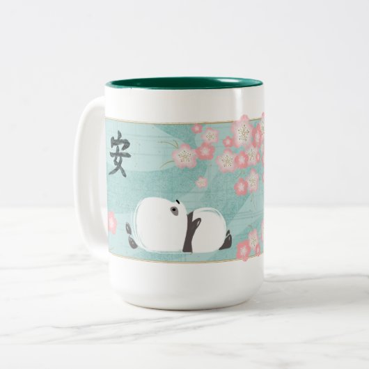 Mok Zen Panda (Plum Blossom) (Voorkant links)