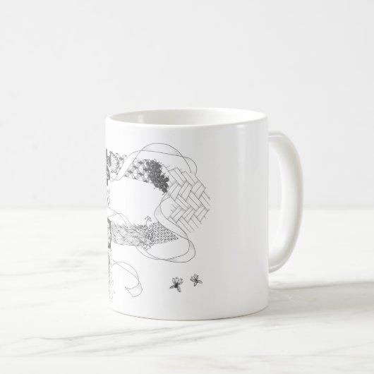 Mok - Zenletter "P" (Voorkant rechts)