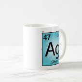 Mok zilver (Ag)-element (Voorkant rechts)