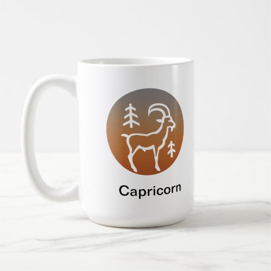 Mok - Zodiac-kleur voor capricorn (Links)