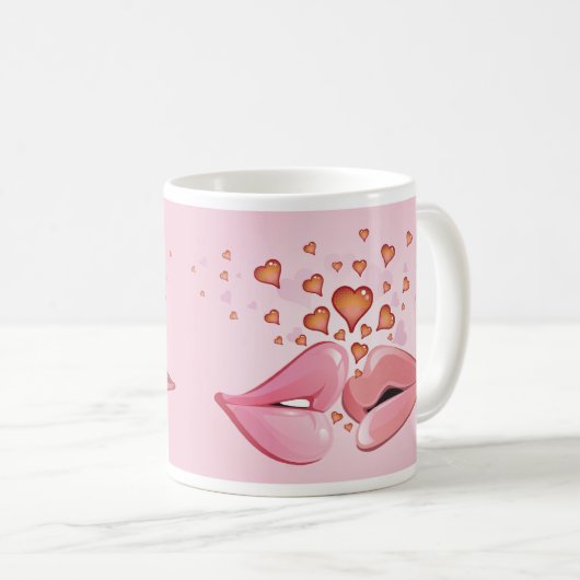 Mok zogende lips (Voorkant rechts)