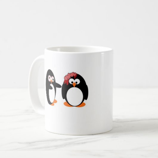 Mok Zombie Penguin Coffee (Voorkant links)