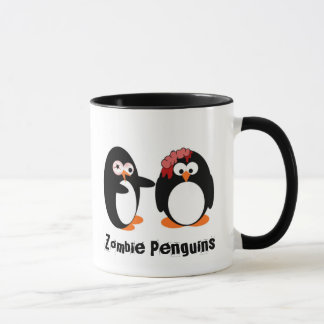Mok Zombie Penguin met tekst