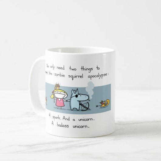 Mok Zombie Squirrel Apocalypse (Voorkant links)