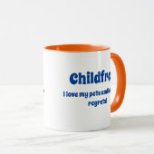 Mok zonder kinderen (Voorkant rechts)