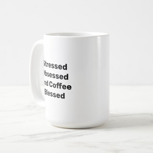 Mok zonder koffie (Voorkant links)