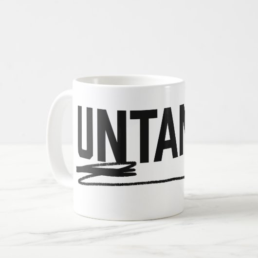 Mok zonder taam (Voorkant links)