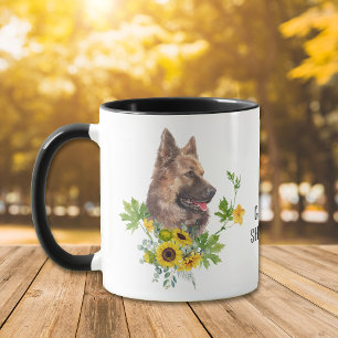 Mok zonnebloem Eucalyptus German Shepherd Dog