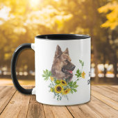 Mok zonnebloem Eucalyptus German Shepherd Dog