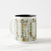 Mok Zonnebloem met  toon Poppy Stripes (Voorkant links)