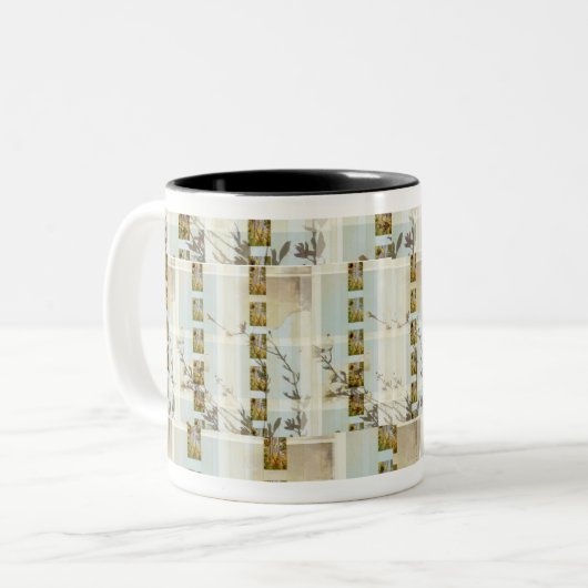 Mok Zonnebloem met  toon Poppy Stripes (Voorkant links)