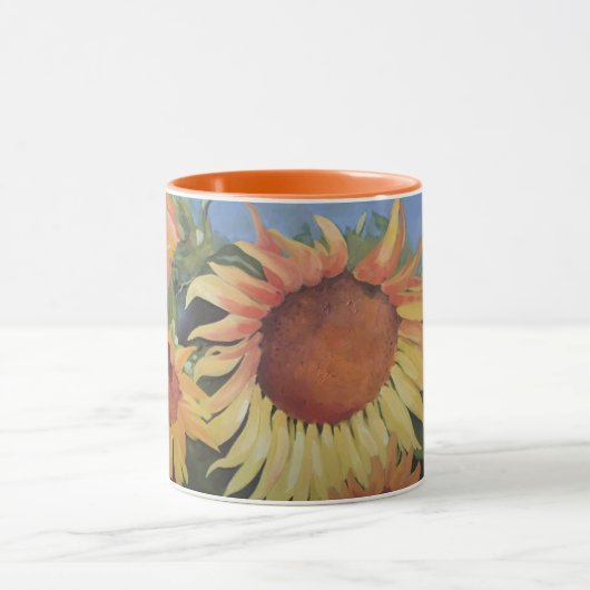 Mok zonnebloemen (Midden)