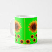mok zonnebloemen (Voorkant links)