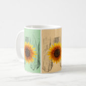 Mok zonnebloemen (Voorkant links)