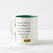 Mok zonnebloemen (Voorkant links)