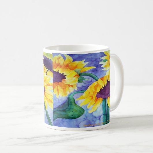 Mok zonnebloemen (Voorkant rechts)