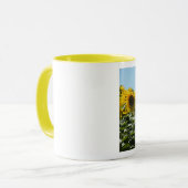 Mok zonnebloemen (Voorkant links)