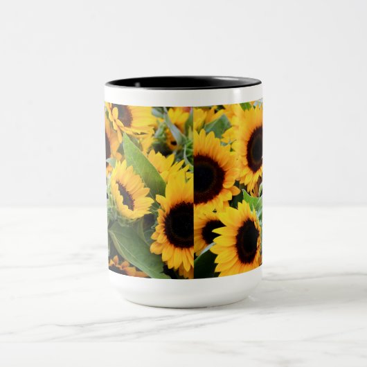 Mok zonnebloemen (Midden)
