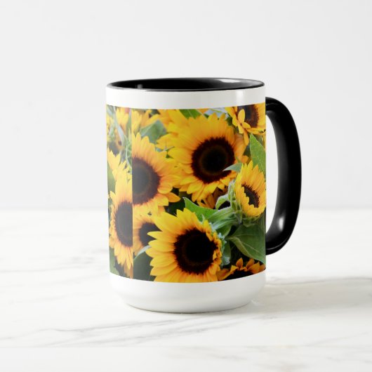 Mok zonnebloemen (Voorkant rechts)