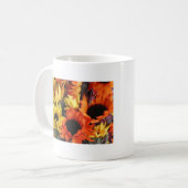 Mok, zonnebloemen koffiemok (Voorkant links)