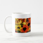 Mok, zonnebloemen koffiemok (Links)