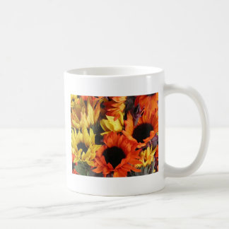 Mok, zonnebloemen koffiemok