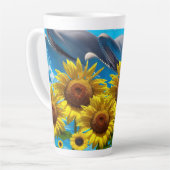 Mok zonnebloempitten Dolphin Latte (Linkerhoek)