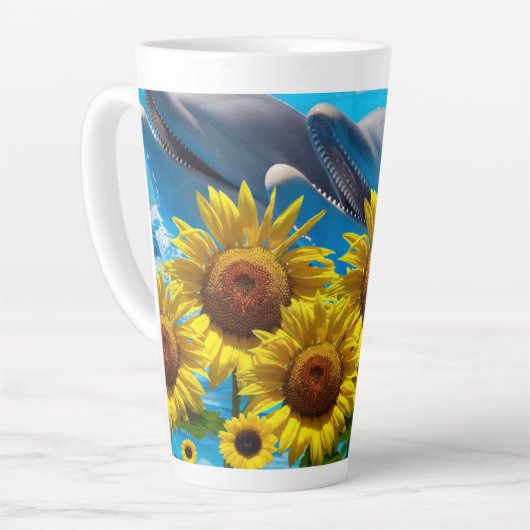 Mok zonnebloempitten Dolphin Latte (Linkerhoek)