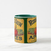 MOK ~  ZONNEN BRAND APPLE CRATE ETIKET! (Midden)