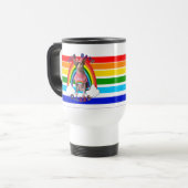 Mok Zorgbakpride regenboogkoffie (Voorkant links)