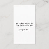 Mok zorginstructies Bedrijfsnaam toevoegen logo De Visitekaartje (Achterkant)