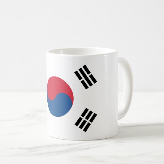 Mok Zuid-Korea vlag (Voorkant rechts)