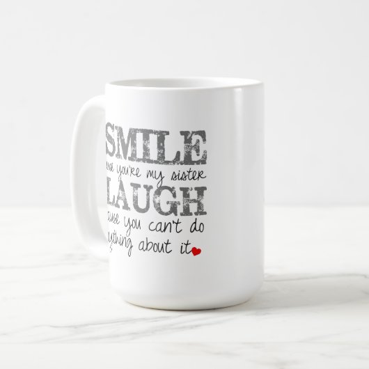 Mok Zuster Quote Coffee (Voorkant links)