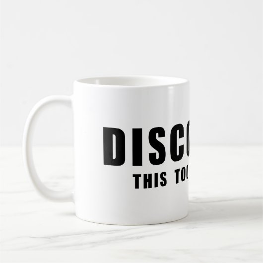 Mok zwart-wit koffie (Links)